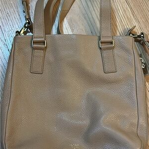 Tan Leather bag fossil
